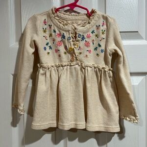 Matilda Jane Shirt with Floral Embroidery